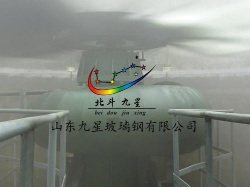 水轮机节能冷却塔效果图
